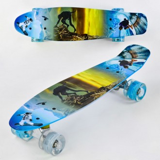 Пенни борд, скейт, Best Board - Penny Board колеса светятся

Розничную цену ут. . фото 4