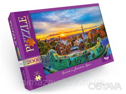 Пазл "Рассвет в Барселоне. Испания" 2000 элементов 
Пазл, складная картинка, моз. . фото 1