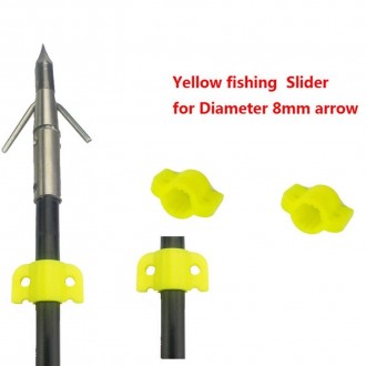 145.1 Безопасный Слайдер для рыболовной стрелы с диаметром 8 мм пластик
Bowfish. . фото 9