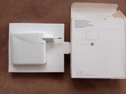 Оригинальное зарядное Apple 87W USB-C Power Adapter. Киев. фото 1 Оригинальное зарядное Apple 87W USB-C Power Adapter. Киев. фото 1