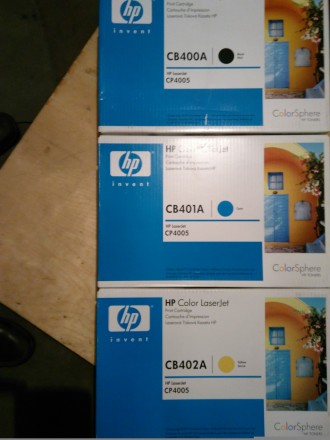 Картридж HP 642A yellow CB402A для принтера LJ CP4005dn. . фото 2