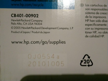 Картридж HP 642A cyan CB401A для принтера LJ CP4005dn. . фото 3