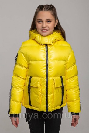 Куртка подростковая для девочки демисезон «Камилла». Материал: плащевка «Глория». . фото 2