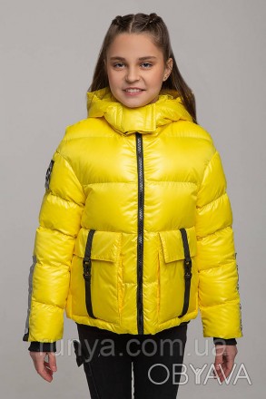 Куртка подростковая для девочки демисезон «Камилла». Материал: плащевка «Глория». . фото 1