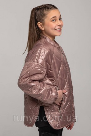 Куртка подростковая для девочки демисезонная.
Материал: плащевка двойное сире, у. . фото 4