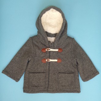 H&M (Швеция). Детское демисезонное пальто-дафлкот для малыша.
Цена на сайте. . фото 2