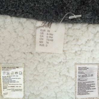H&M (Швеция). Детское демисезонное пальто-дафлкот для малыша.
Цена на сайте. . фото 9