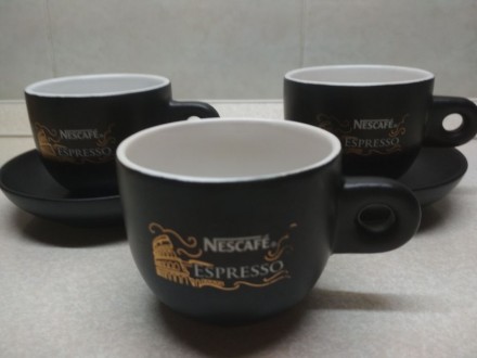 Продам чашки бренда Nescafe.



Nescafe Espresso - две чашки и одно бюдце - 250 . . фото 3