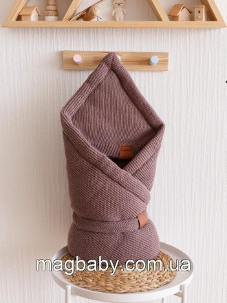 Демисезонный вязаный конверт Familia , капучино. Львов. фото 1