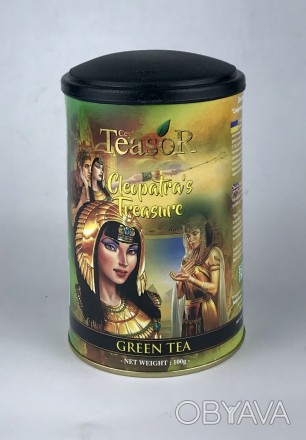 Зелений чай "Скарб Клеопатри" (100гр). З натуральними бутончиками троя. . фото 1