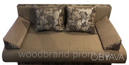 Цей привабливий диван Moon, виготовлений з м'якої тканини з м'якими підлокітника. . фото 1
