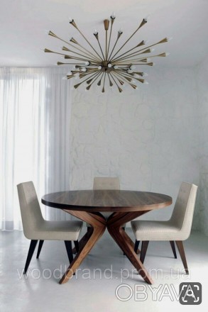 Даний обідній стіл ідеально доповнить кімнату із загальним дизайном, виконаному . . фото 1