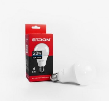 Лампа светодиодная ETRON Light Power 1-ELP-091 A70 20W 6500K E27. Киев. фото 1