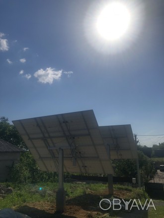 Монтажа двосторонніх трекерних електростанції. . фото 1 Монтаж під ключ сонячних двосторонніх трекерних електростанції. Хороший вибір, г. . фото 1