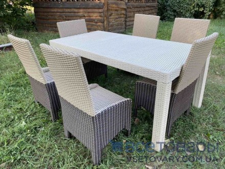 Комплект 6 стульев + стол !

Комплект садовой мебели из искусственного ротанга.
. . фото 6