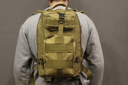 Рюкзак штурмовой тактический Тactic ― прочный рюкзак для охоты, рыбалки, туризма. . фото 6