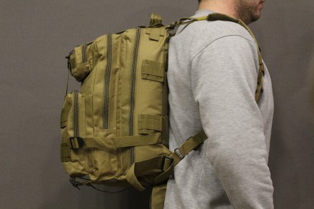 Рюкзак штурмовой тактический Тactic ― прочный рюкзак для охоты, рыбалки, туризма. . фото 5