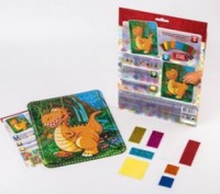 Набір Блискуча мозаїка Динозаврик Danko Toys БМ-02-01
 
Розвиває креативне мисле. . фото 3
