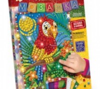 Набір Блискуча мозаїка Папуга Danko Toys БМ-02-06
 
Розвиває креативне мислення,. . фото 2