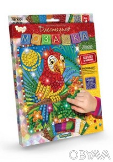 Набір Блискуча мозаїка Папуга Danko Toys БМ-02-06
 
Розвиває креативне мислення,. . фото 1