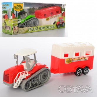 Трактор игрушечный 1901-1B инер-й. . фото 1