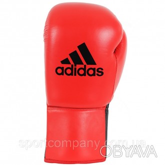 Боксерские перчатки ADIDAS KOMBAT BOXING GLOVE выполнены из натуральной кожи, ко. . фото 1