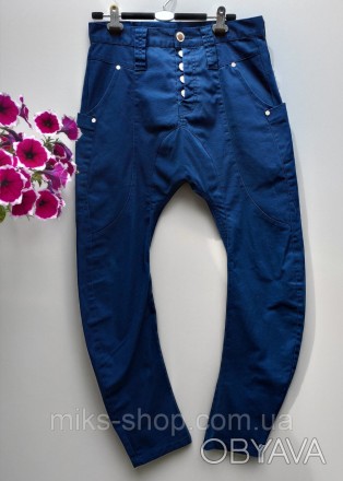  Стильні джинси весна –літо на ґудзиках. Тканина не еластична поліестер &n. . фото 1