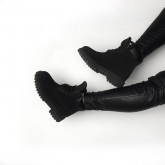 Женские ботинки черные демисезонные Timberland 
Женские ботинки Timberland в чер. . фото 11