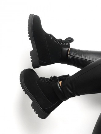 Женские ботинки черные демисезонные Timberland 
Женские ботинки Timberland в чер. . фото 9