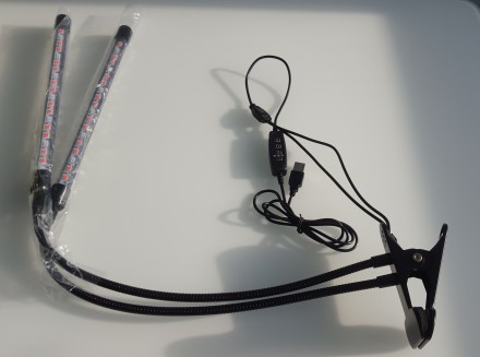 Мощность 18 Вт (2 светильника по 9 Вт)
Питание от USB-разъема – лампу мож. . фото 6
