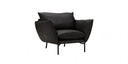 Дизайнерский двухместный диван Lutta выглядит лаконичным и одновременно элегантн. . фото 6