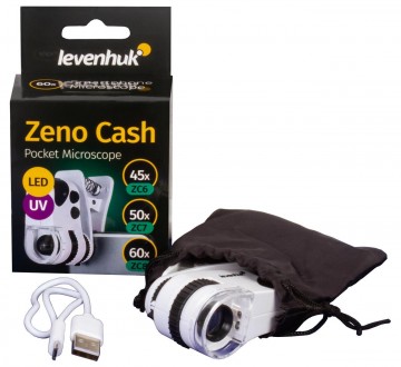 Levenhuk Zeno Cash ZC7 – портативный микроскоп с ультрафиолетовой подсветкой для. . фото 3