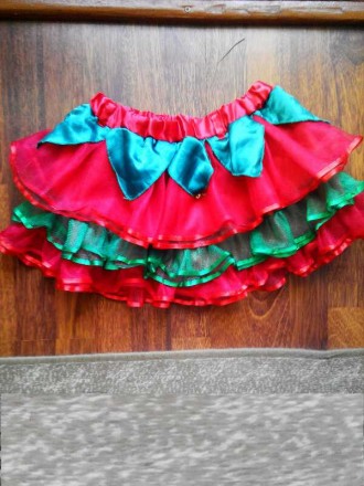 Карнавальный костюм Цветочек девочке 5 - 6 лет Мак Роза.. . фото 3