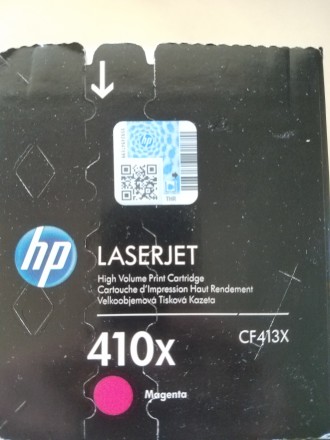 Картридж HP 410X magenta CF413X для принтера Color LaserJet Pro M477fdw, M452dn,. . фото 2