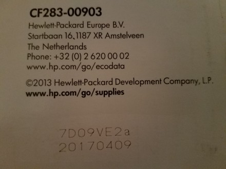 Новые оригинальные картриджи

HP 83a cf283a 2000грн
HP 83x cf283x 22000грн

. . фото 5