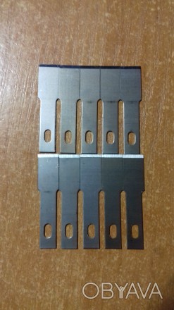 Продам набор новых сменных прямых лезвий для ножа. Лезвия качественные и очень о. . фото 1