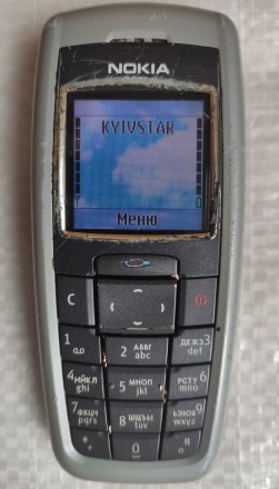 Nokia 2600 б/ушный кнопочный телефон серого цвета, передняя панель черного цвета. . фото 7
