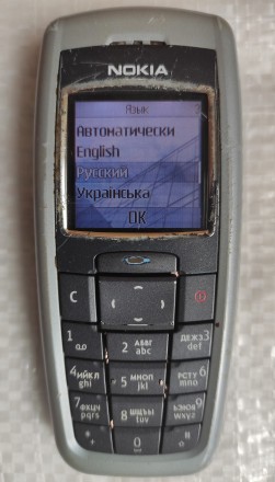 Nokia 2600 б/ушный кнопочный телефон серого цвета, передняя панель черного цвета. . фото 9