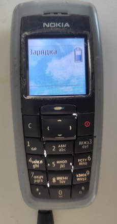 Nokia 2600 б/ушный кнопочный телефон серого цвета, передняя панель черного цвета. . фото 11