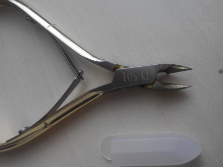 Кусачки для ногтей, 6 мм, нержавеющая сталь, для кутикулы, кусачки для ногтей, н. . фото 3