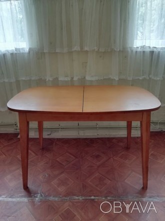 Раритетный раскладной обеденный стол, в очень хорошем состоянии, удобный расклад. . фото 1
