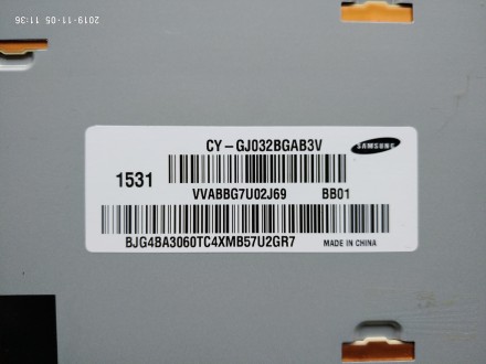 Плата снята с работоспособного телевизора Samsung UE32J5550AU с механическим пов. . фото 7