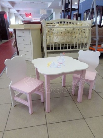 Набор стол и стульчик "Мишки"  обязательно понравится Вашему ребенку! . . фото 3