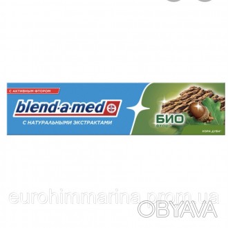 Описание товара 
Зубная паста Blend-a-med с натуральными экстрактами Био фтор Ко. . фото 1