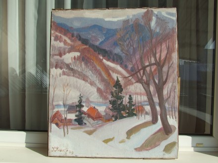 Нар.худ. Укр. ИЛЬКО И. раз. 50х70 см. х.м. 1979 г. Закарпатская школа Эрдели и. Ужгород. фото 1 Нар.худ. Укр. ИЛЬКО И. раз. 50х70 см. х.м. 1979 г. Закарпатская школа Эрдели и. Ужгород. фото 1