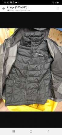 Зимово-осіння Чоловіча шикарна куртка, куплена в Америці. Складається з двох кур. . фото 2