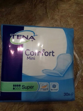 Прокладки урологические TENA Comfort Mini, 5 капель Super, дерматологически прот. . фото 2