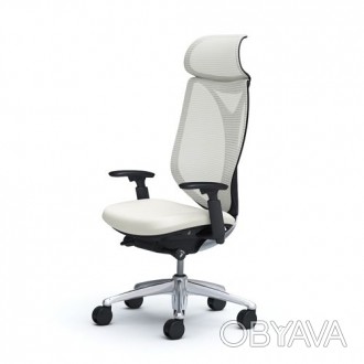 Офисные Кресла OKAMURA - SABRINA Black-standart-White. Дизайнерские Кресла SABRI. . фото 1