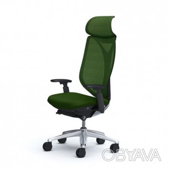 Офисные Кресла OKAMURA - SABRINA Black-standart-dark-Green. Дизайнерские Кресла . . фото 1