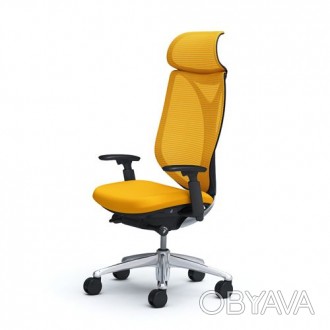 Офисные Кресла OKAMURA - SABRINA Black-standart-Mango-yel Дизайнерские Кресла SA. . фото 1